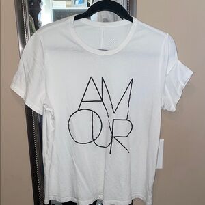 a new day White Short Sleeve Tee